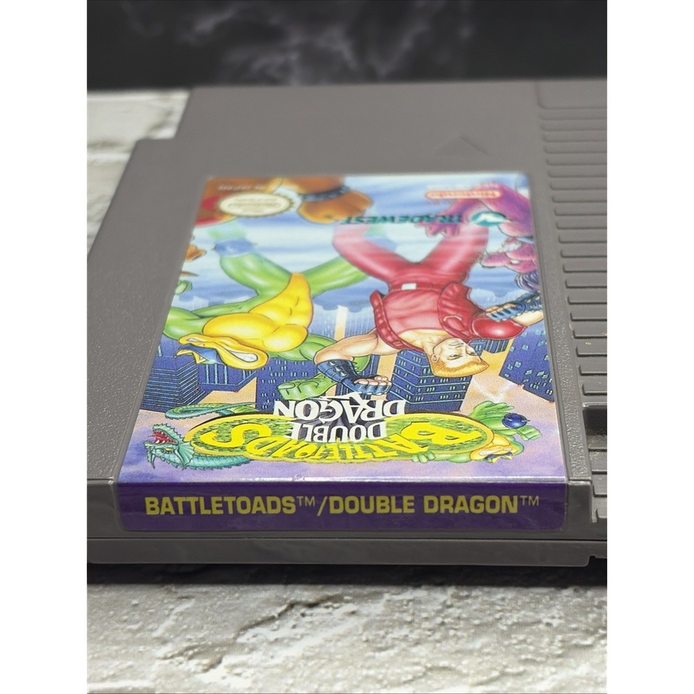 Battletoads & Double Dragon The Ultimate Team Nintendo NES Authentic Tradewest - Picture 11 of 16